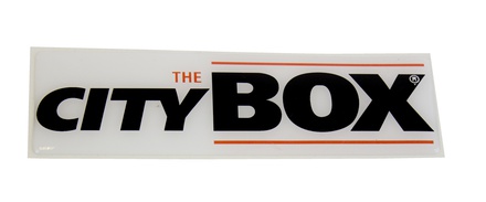 Sticker 'the cityBOX'